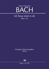 Cantata No. 133 SATB Vocal Score cover